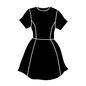 ワンピース ワンピース ワンピース,服,洋服,半袖,レディース,女性用,フレアスカート,夏,ファッション,サマーファッションのシルエット素材