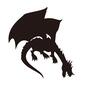 ドラゴン ドラゴン ドラゴン,伝説,龍,神話,羽,尾,尻尾,横向き,飛ぶ,生き物のシルエット素材