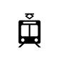 電車 電車 乗り物,電車,パンタグラフ,列車,正面,車両,鉄道,レール,交通機関のシルエット素材