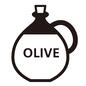 オリーブオイル オリーブオイル,英語,単語,ボトル,入れ物,容器,コルク,食品,食材,食べ物のシルエット素材