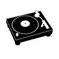 レコード レコード 音楽,レコード,レコード盤,機器,AV機器,ミュージック,メロディ,プレーヤー,レコードプレーヤーのシルエット素材