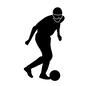 5人制サッカー 5人制サッカー 5人制サッカー,サッカー,ボール,アイマスク,人物,人,1人,パラスポーツ,パラリンピック,障がい者スポーツのシルエット素材