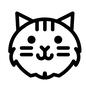 犬 犬 犬,いぬ,イヌ,ねこ,猫,ネコ,ふさふさ,長毛,笑顔,正面のシルエット素材