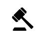 オークションハンマー オークションハンマー オークションハンマー,ハンマー,訴訟,裁判,お金,マネー,裁判官,法律,オークション,競売のシルエット素材