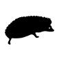 ハリネズミ ハリネズミ ハリネズミ,はりねずみ,生物,生き物,針鼠,動物,アニマル,野生動物,哺乳類のシルエット素材