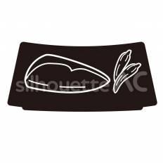 ぶりの照り焼き ぶり,照り焼き,魚のシルエット素材