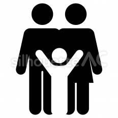 家族のアイコン リッチメニュー,アイコン,lineのシルエット素材