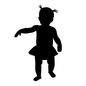 ポーズ ポーズ 女の子,立つ,キッズ,ベビー,赤ちゃん,幼児,人,人物,乳児,子供のシルエット素材
