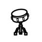 スネアドラム スネアドラム スネアドラム,ドラム,叩く,打楽器,吹奏楽,楽器,音楽,ミュージック,ドラムセット,サイドドラムのシルエット素材