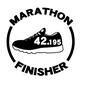 マラソン マラソン スポーツ,マラソン,英語,単語,MARATHON,FINISHER,靴,くつ,スニーカー,丸のシルエット素材