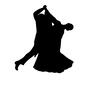 社交ダンス 社交ダンス 社交ダンス,ダンス,ダンサー,踊る,振り付け,振付,人物,人,男女,ペアのシルエット素材