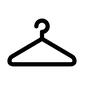 ハンガー ハンガー,針金ハンガー,アルミハンガー,フック,スチールハンガー,トップス用,1本,三角,生活雑貨,日用品のシルエット素材