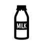 ミルク ミルク 牛乳,ビン,銭湯,湯上り,給食,栄養,飲み物,乳製品,フレッシュ,販売のシルエット素材