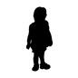 女の子 女の子 人,人物,人間,子ども,子,子供,全身,幼児,チャイルド,幼いのシルエット素材