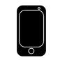 スマートフォン スマートフォン スマートフォン,スマホ,タブレット,iPhone,携帯電話,モバイル,デジタル,本体,製品,機器のシルエット素材