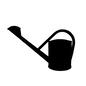 如雨露 園芸,庭いじり,家庭菜園,ガーデニング,水やり,ジョウロ,如雨露のシルエット素材