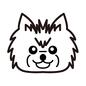 小型犬 小型犬 小型犬,ペット,飼い犬,愛犬,イヌ,いぬ,生物,生き物,生きもの,動物のシルエット素材