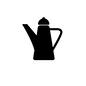 コーヒーポット コーヒーポット,ポット,ケトル,やかん,お湯,ティーポット,飲み物,飲物,湯沸かしのシルエット素材