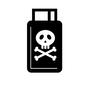 危険なUSB usb,データ,危険,危ない,ドクロマーク,ドクロ,サイバーウイルス,ウイルス,ウイルス感染,コンピュータウイルスのシルエット素材