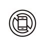 スマホ禁止 スマホ禁止,スマホ,携帯,電話禁止,通話禁止,撮影,カメラ禁止,撮影禁止,禁止,館内使用禁止のシルエット素材