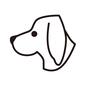 犬 犬 ペンダント耳,横顔,ペット,飼い犬,愛犬,イヌ,いぬ,生物,生き物,生きもののシルエット素材