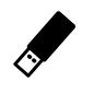 USBメモリ USB,メモリ,フラッシュドライブ,データ,マーク,アイコン,USBメモリーのシルエット素材