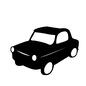 クラシックカー クラシックカー 普通車,走行,停車,クラシックカー,乗用車,車,カー,自動車,乗り物,レトロカーのシルエット素材