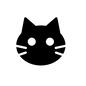猫の顔 猫の顔 猫の顔,ペット,動物,アニマル,飼う,飼育,顔,正面,アップ,ペット用品のシルエット素材