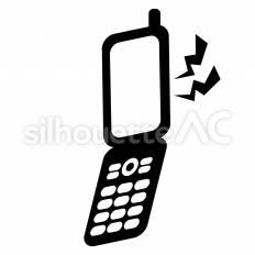 携帯電話 携帯電話,端末,機器のシルエット素材