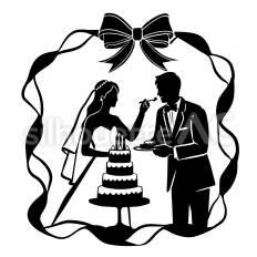 ファーストバイト ファーストバイト,結婚,カップルのシルエット素材