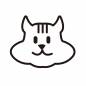 リス リス リス,顔,アップ,動物,生き物,1匹,かわいい,正面,笑顔,にっこりのシルエット素材