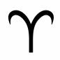 牡羊座の記号 牡羊座の記号 牡羊座,星座,おひつじ座,羊,記号,占い,12星座,運勢,マーク,生まれ月のシルエット素材