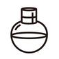 化粧品 化粧品 美容,香水,フレグランス,液体,丸,容器,ボトル,化粧品,化粧水,基礎化粧品のシルエット素材