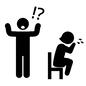 揉める DV,男女,揉める,疑問符,お手上げ,泣く,揉め事,人物,人,ピクトグラムのシルエット素材