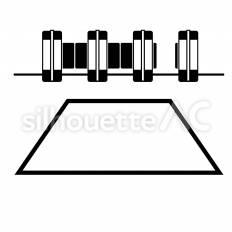 改札前フロア広告 改札,前,フロアのシルエット素材
