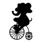 ゾウ コミカル,かわいい,ゾウ,ぞう,象,生き物,自転車,おもしろ自転車,漕ぐ,乗物のシルエット素材