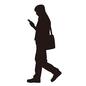 歩きスマホ 歩きスマホ 歩きスマホ,歩く,人物,男性,スマホ,携帯,横向き,危ない,危険行為,迷惑行為のシルエット素材