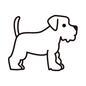 犬 犬 シュナウザー,折れ耳,ペット,飼い犬,愛犬,イヌ,いぬ,生物,生き物,生きもののシルエット素材