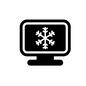 天気予報 天気予報 インターネット,天気予報,雪,モニター画面,旅,旅行,今日の天気,明日の天気,天気のシルエット素材