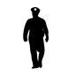 警察官 警察官 正面,人物,人,全身,立ち姿,警察官,police,policeman,警官,警察のシルエット素材