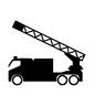 消防車 消防車 消防車,消防自動車,消防士,働く車,消防車両,はしご車,カー,自動車,乗り物のシルエット素材