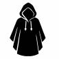 レインポンチョ レインポンチョ,服,上着,レイングッズ,雨具,フード,ポンチョ,アウトドア,梅雨,雨のシルエット素材