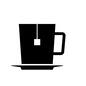 カップ カップ カップ,コップ,ティーバッグ,ホットティー,グリーンティー,お茶,紅茶,温かい,ホット,カフェのシルエット素材