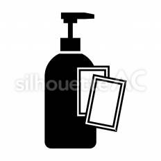 サンプリング広告 サンプリング,広告,ボトルのシルエット素材