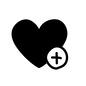 ラブプラス ハート,愛,優しさ,温もり,気持ち,ラブ,プラスのシルエット素材
