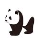 パンダ パンダ パンダ,ジャイアントパンダ,生き物,動物,横向き,ぱんだ,中華人民共和国,中国,象徴,大熊猫のシルエット素材
