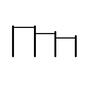 てつぼう てつぼう,パイプ,3段,逆上がり,つばめスイング,正面,公園,学校,公園遊具,校庭のシルエット素材