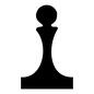駒 駒,チェス,ボーン,テーブルゲーム,1つ,側面,ピースのシルエット素材