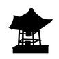 鐘楼 年明け,大晦日,新年,鐘楼,鐘撞き堂,風景,建物,建築物,鐘,梵鐘のシルエット素材