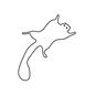 モモンガ モモンガ ムササビ,モモンガ,ももんが,野生動物,飛ぶ,手書き風,ラフ,生き物,動物,アニマルのシルエット素材